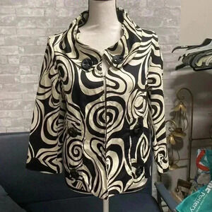 Carole Little black & cream jacket